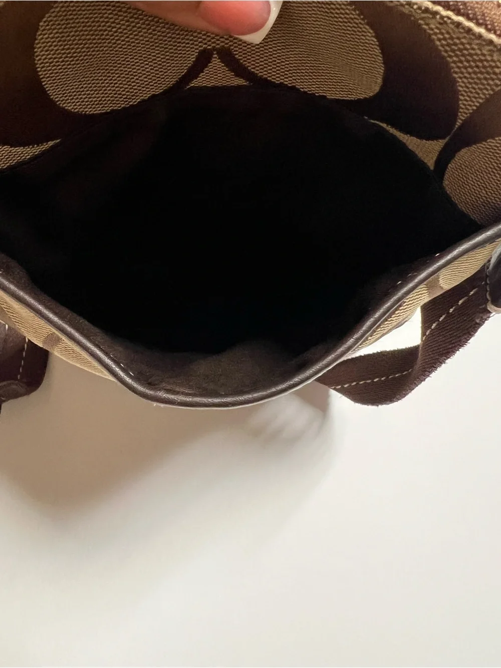 Coach Y2K Legacy Signature Canvas Leather Trim Messenger Crossbody Bag